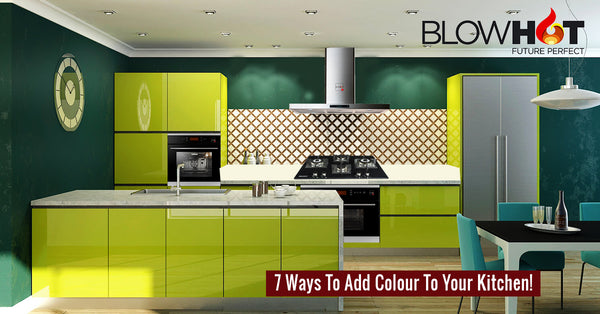 7 Ways To Add Colour To Your Kitchen