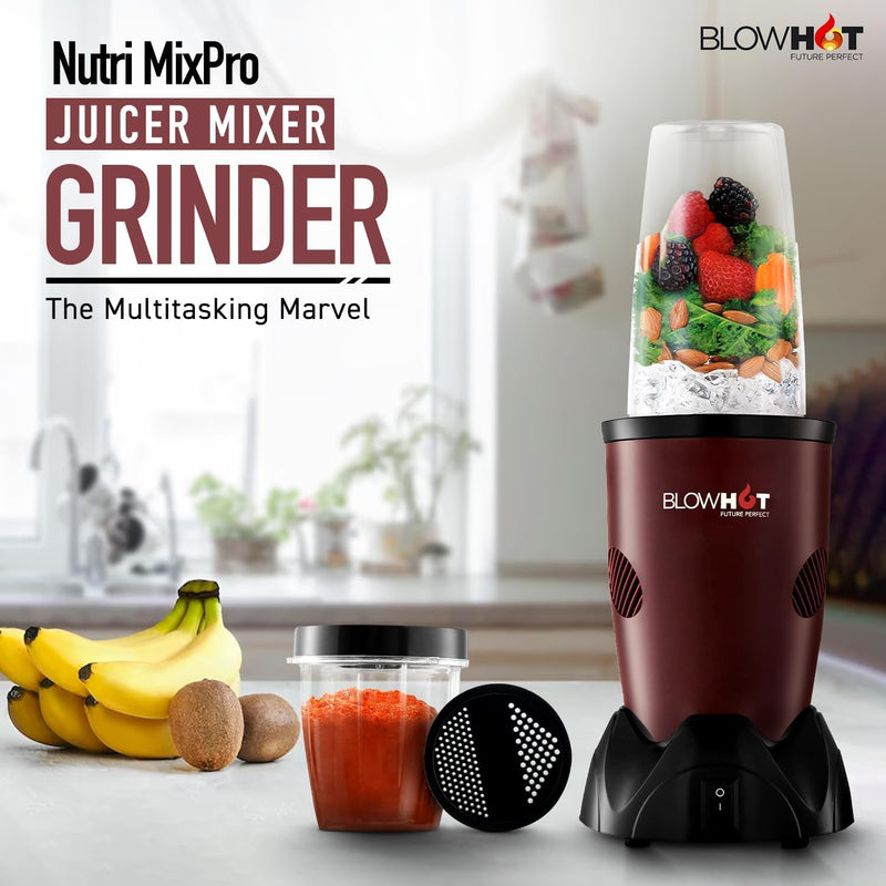 Nutrimix Pro Mixer Grinder Blender (2 Jars, 500W)